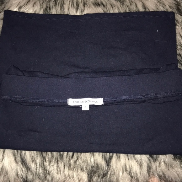 Navy blue pencil Maxi skirt - Picture 2 of 2